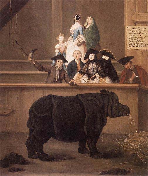 Pietro Longhi Clara the rhinoceros